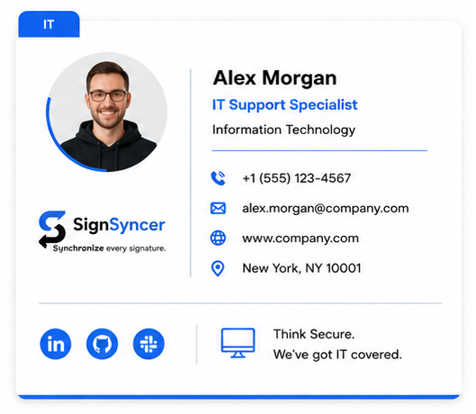 SignSyncer it signature example